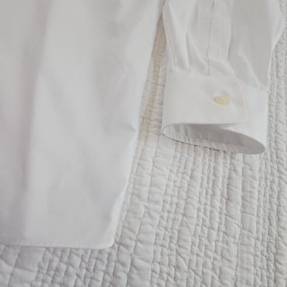 Ralph Lauren Black Label Oxford Shirt Men's XL 17 1/2 32/33 LS White Stretch EUC - Picture 2 of 14